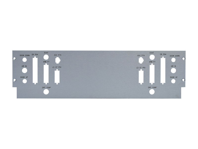 Semiconductor Industry Data Interface Panel - Surface Spray Painting & Screen Printing Process